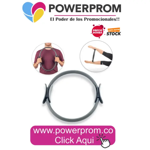 Aro de Pilates Ring personalizado en Bogotá y principales capitales.