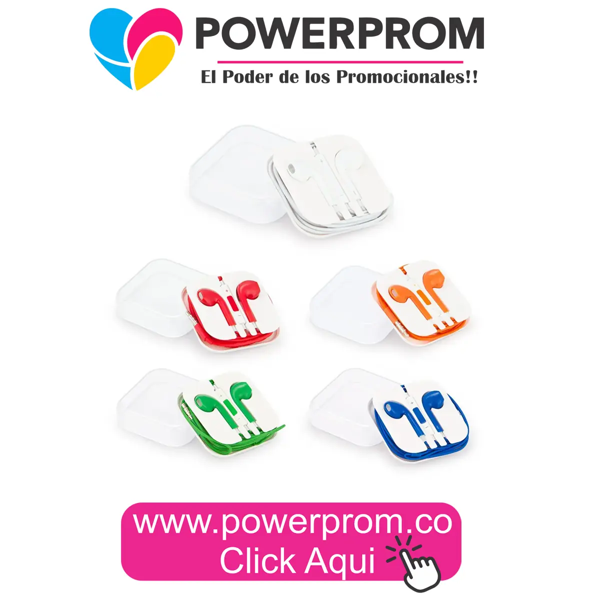 Audífonos con micrófono Bigot personalizados para empresas