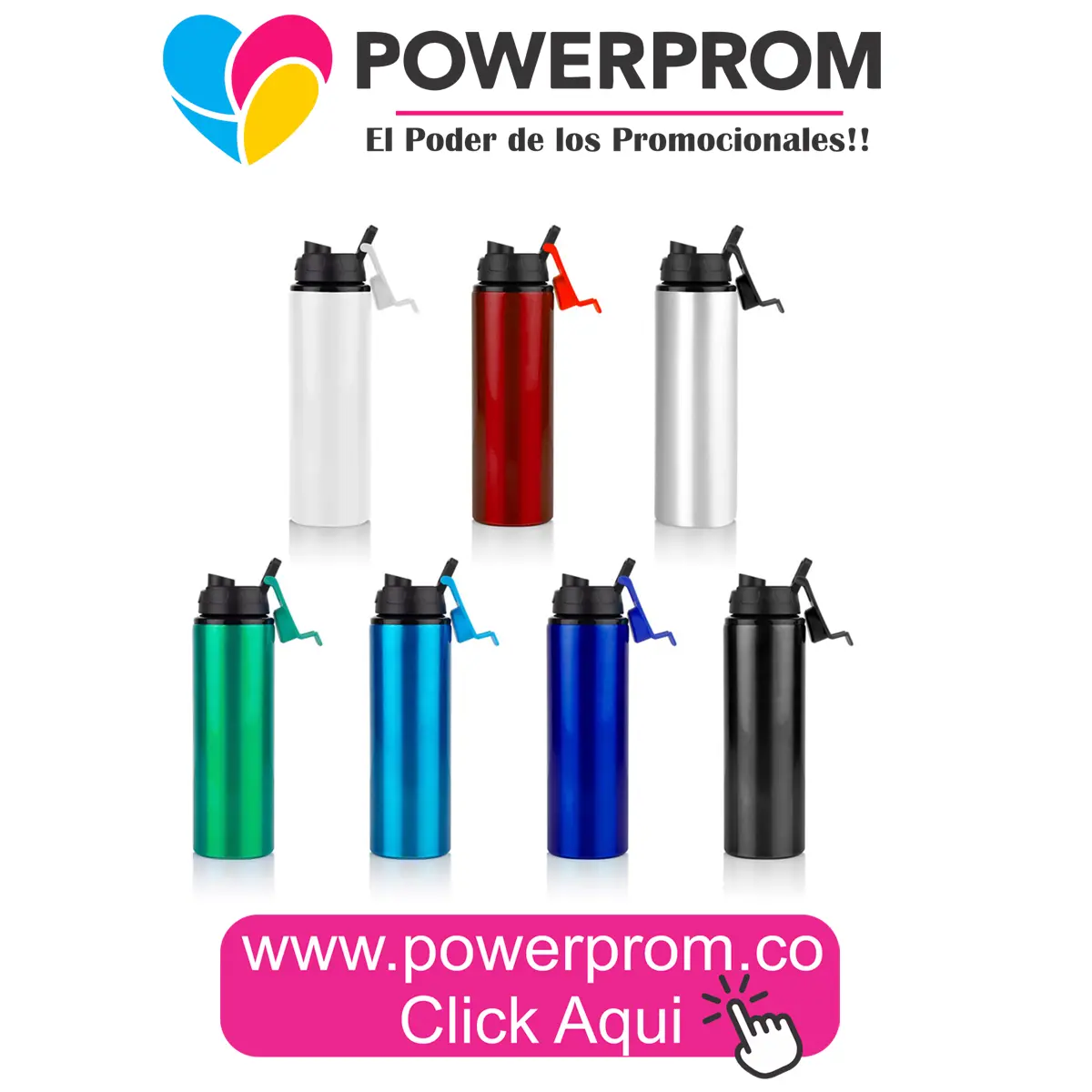 Botella metálica Ajax 900 ml personalizada de gran capacidad