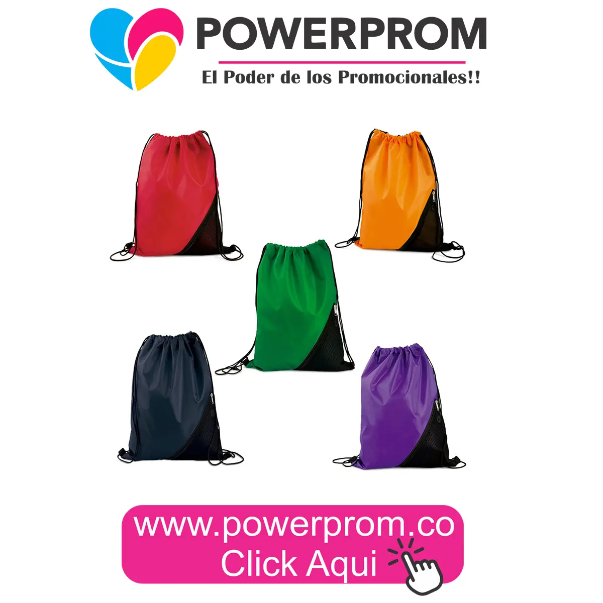 Mochila Corner personalizada con logo en Bogotá, Medellín, Cali y Barranquilla