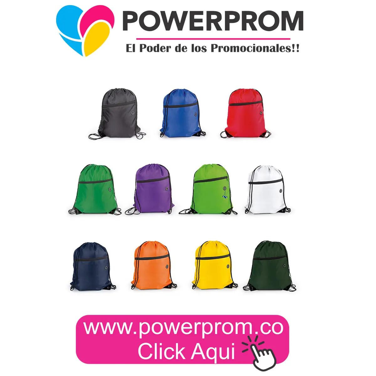 Mochila Liam personalizada con logo en Bogotá, Medellín, Cali y Bucaramanga