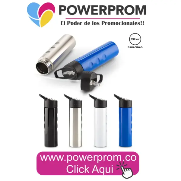 Botilito metálico Swivo 750 ml personalizado con logo