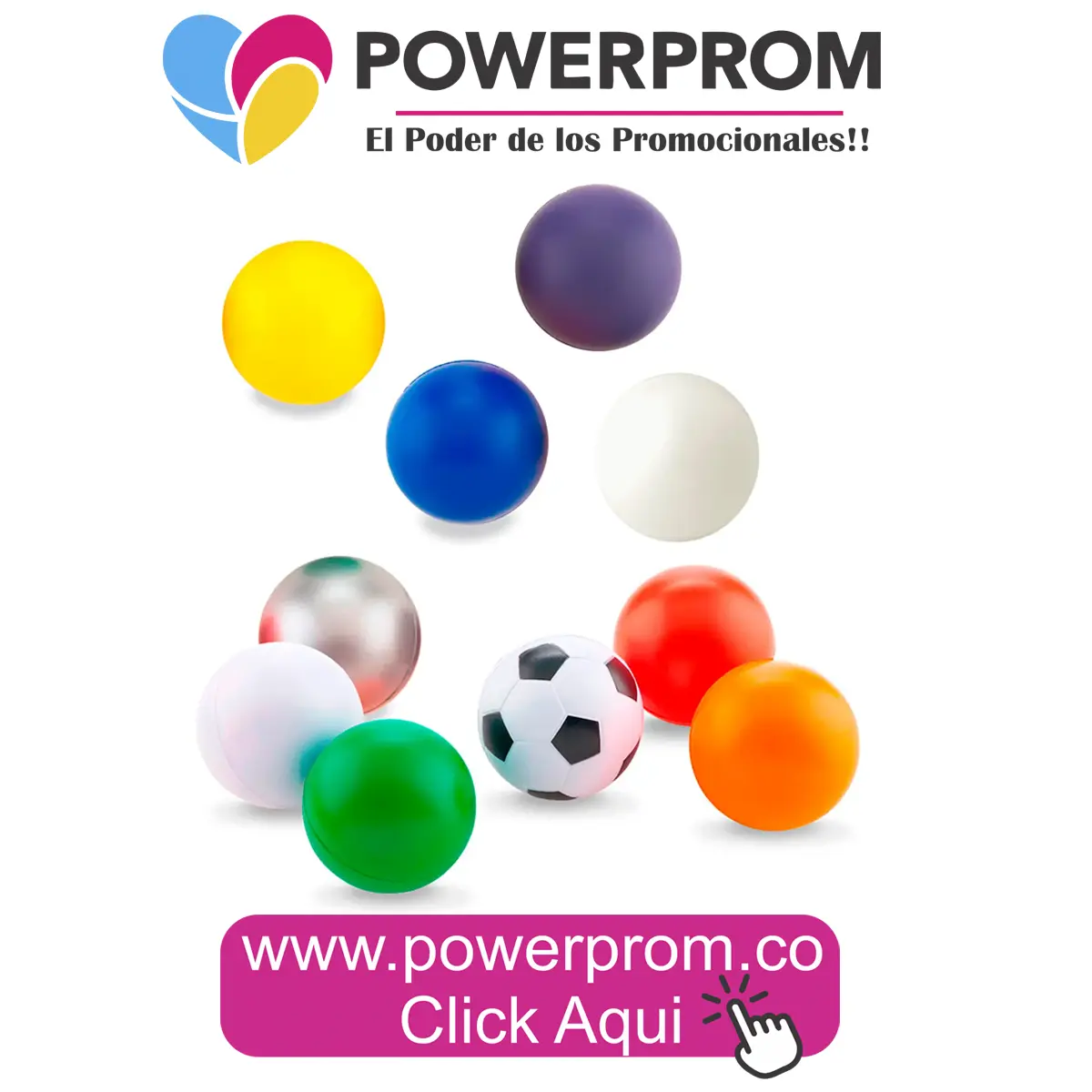Bola antiestrés en Bogotá (Suba, Bosa, San Cristóbal) y ciudades principales – PowerProm