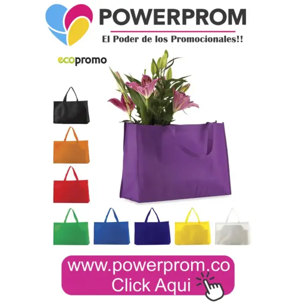 Bolsa Franky en cambrel personalizada para empresas en Bogotá y ciudades principales de Colombia.