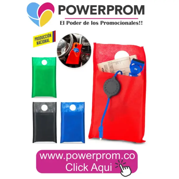 Bolsa cambrel multiusos promocional personalizada en Bogotá, Medellín y Cali.