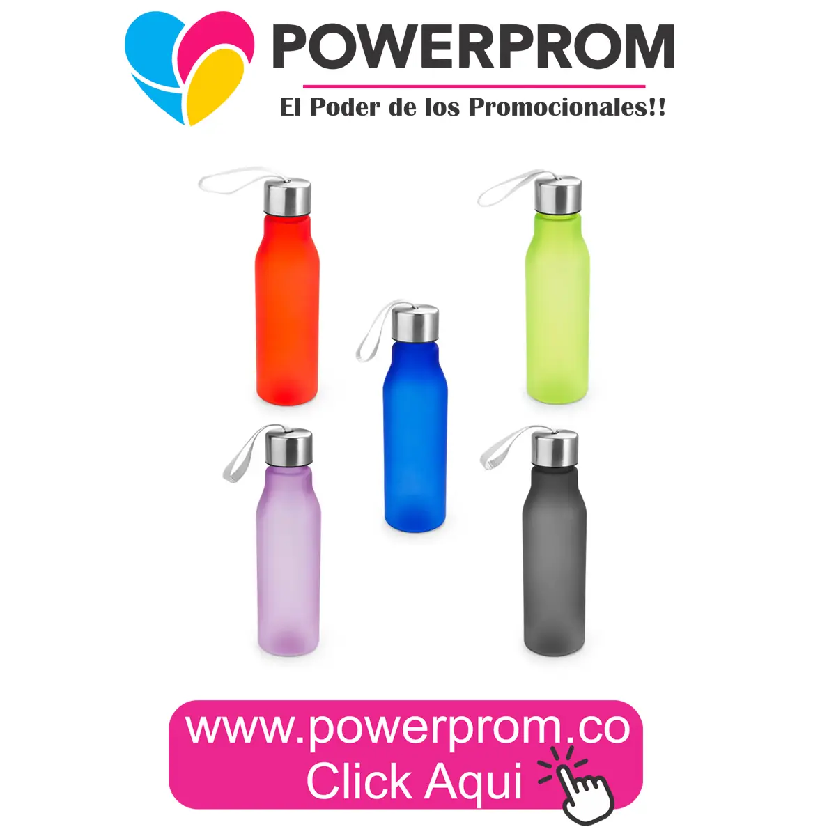 Botella Deportiva Jazz 650 ml con personalización para empresas