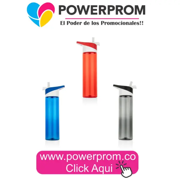 Botella Mystic 650 ml promocional con impresión de logo