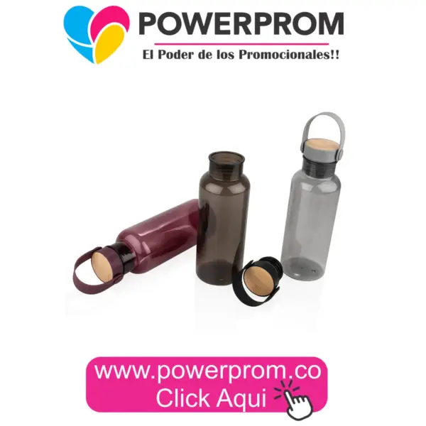 Botella Dominion 650 ml personalizada con tapa segura