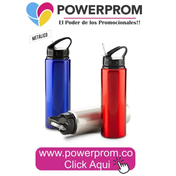 Botilito metálico Artemis 800 ml personalizado en aluminio