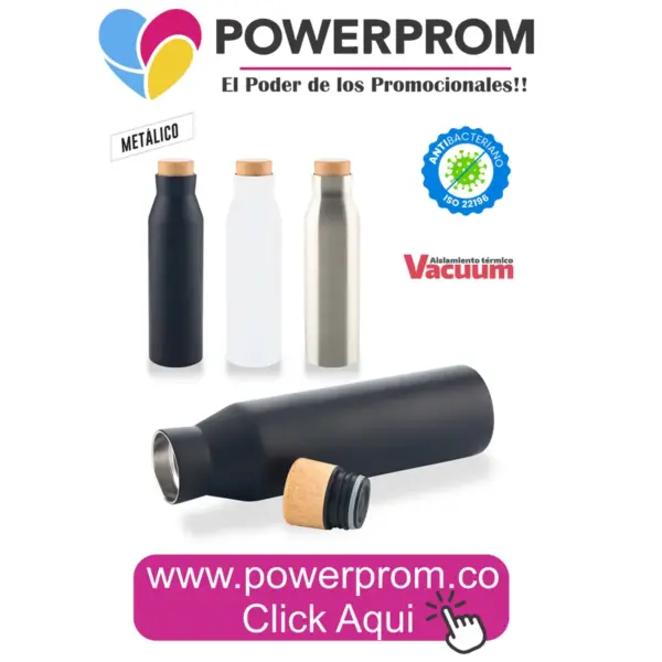 Botilito metálico Shelby 600 ml personalizado con impresión