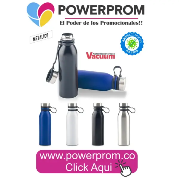 Botilito metálico Vortex 600 ml personalizado con impresión