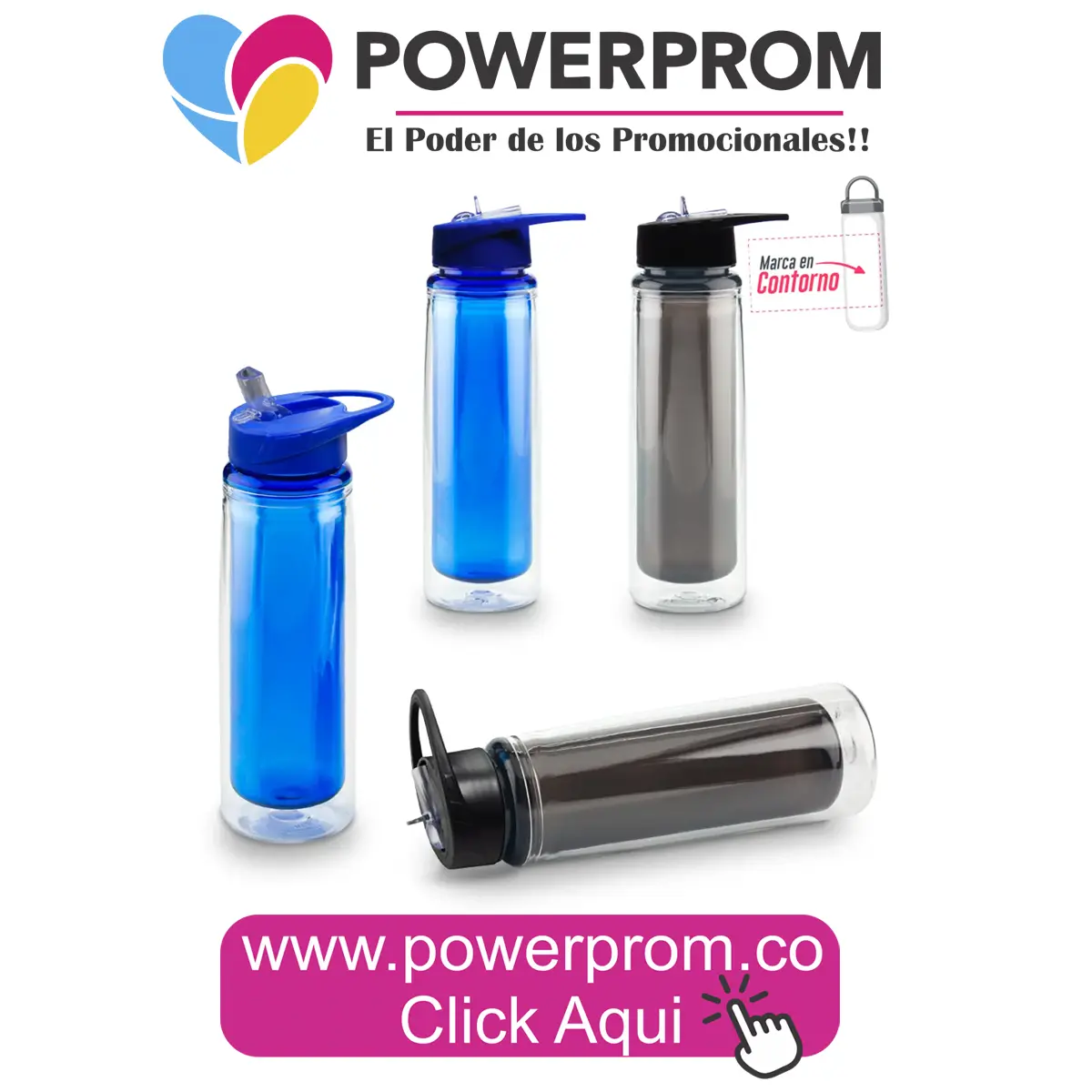 Botilito Frontier PETG 610 ml personalizado para empresas