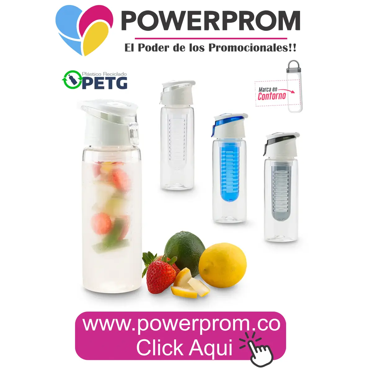 Botilito Lambert PETG 710 ml promocional con logo