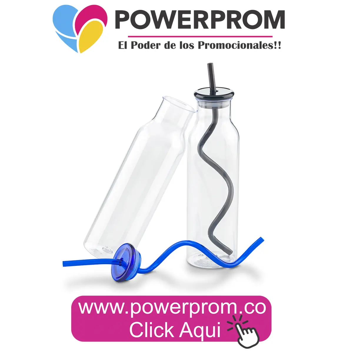 Botilito plástico Santino 650 ml personalizado en Bogotá, Medellín, Cali, Cartagena y Bucaramanga.