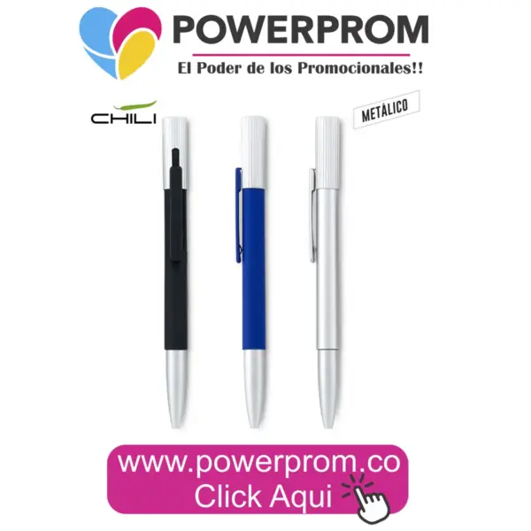 CLAS – esfero metálico corporativo personalizado con logo en Colombia