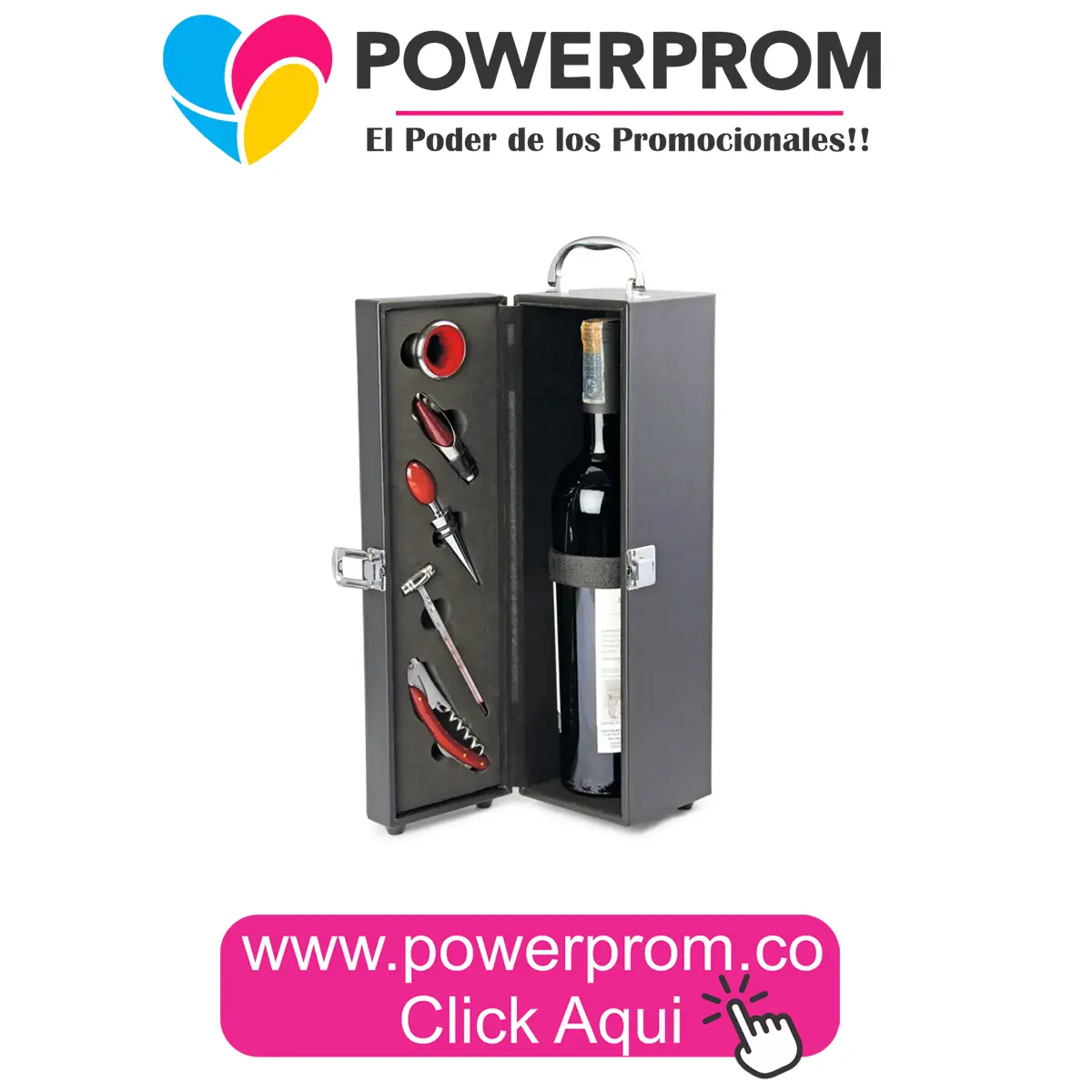 Caja de madera para vino personalizada en Kennedy, Engativá, Usaquén, Medellín y Barranquilla