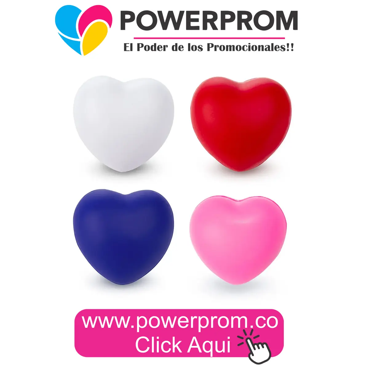 Corazón antiestrés en Bogotá (Chapinero, San Cristóbal, Suba) y ciudades principales – PowerProm