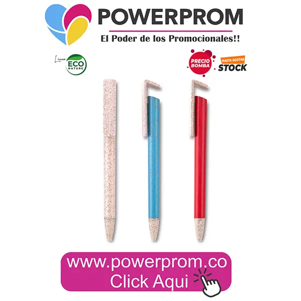 Bolígrafo ecológico Ducal Eco personalizado en Bogotá y capitales como Medellín, Cali, Cartagena y Bucaramanga.