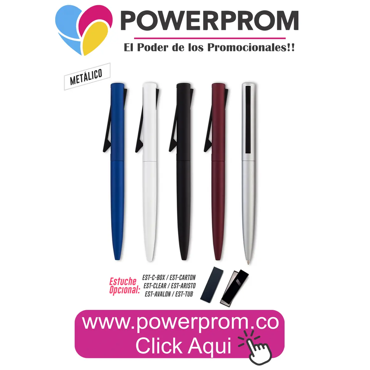 DWYN METALICO – esfero metálico personalizado con grabado láser en Colombia