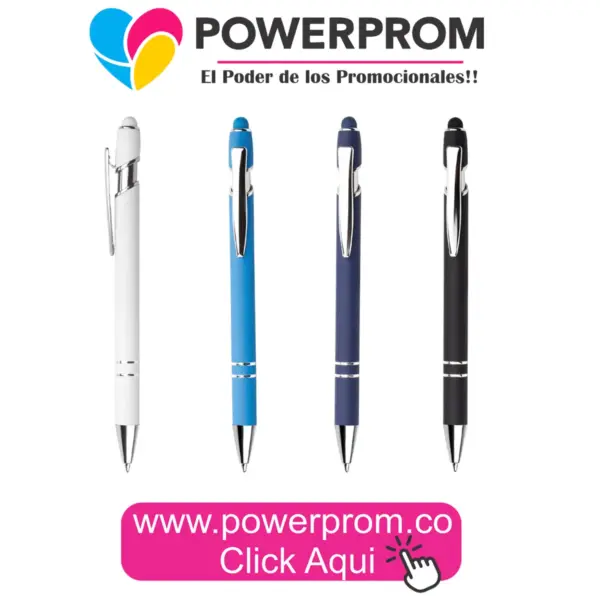 ES0955 Bolígrafo Belmont metálico personalizado con logo en Colombia