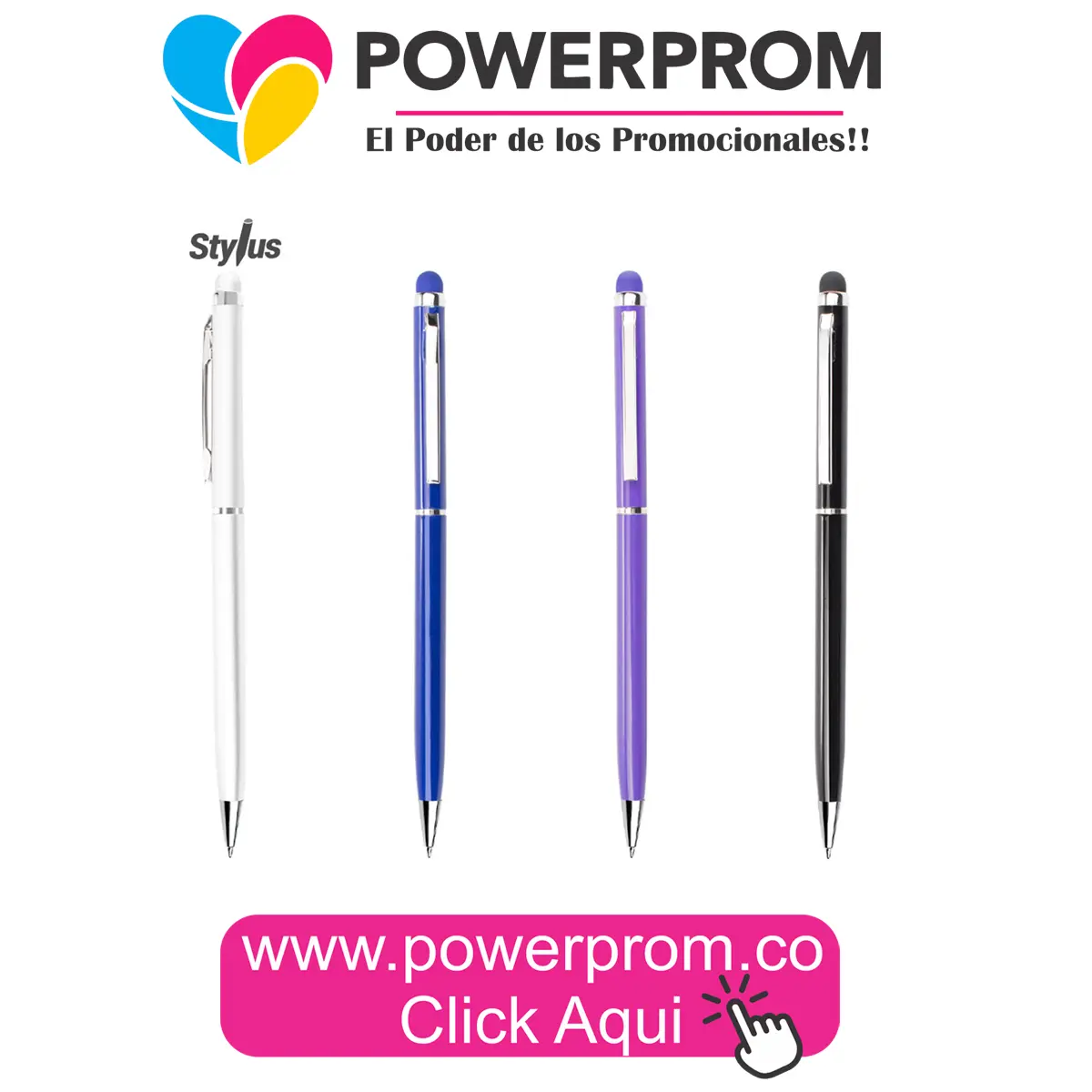 ES0995 Bolígrafo Prato metálico personalizado con logo – Colombia