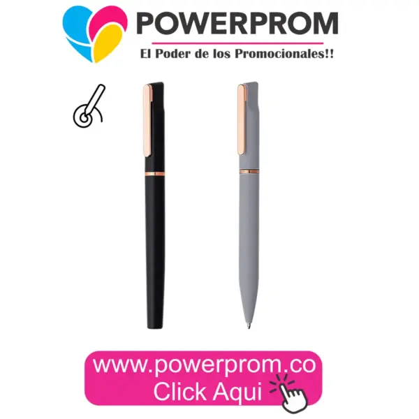 ES1003 Bolígrafo Bonnet personalizado en metal – Colombia