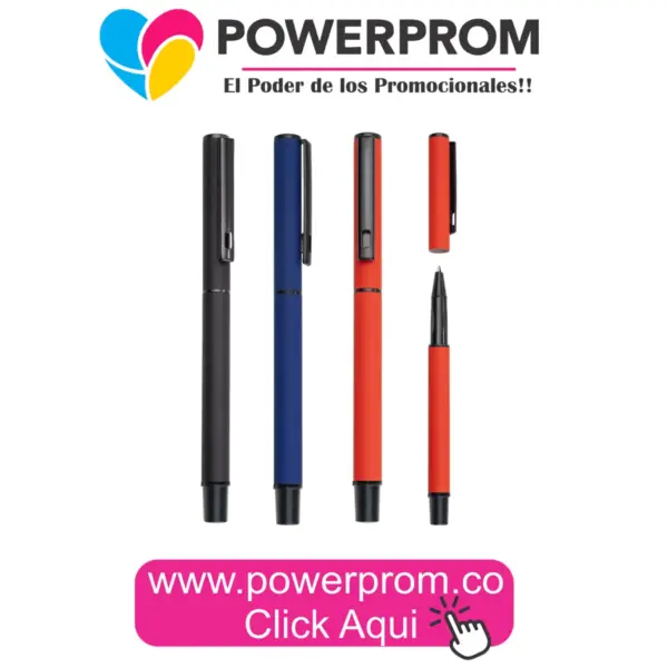 ES1008 Bolígrafo Dash metálico personalizado – regalos corporativos Colombia