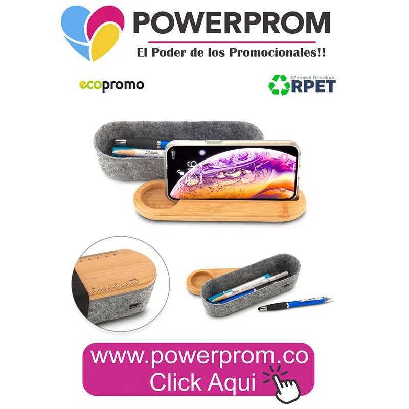 Estuche con portacelular RPET personalizado