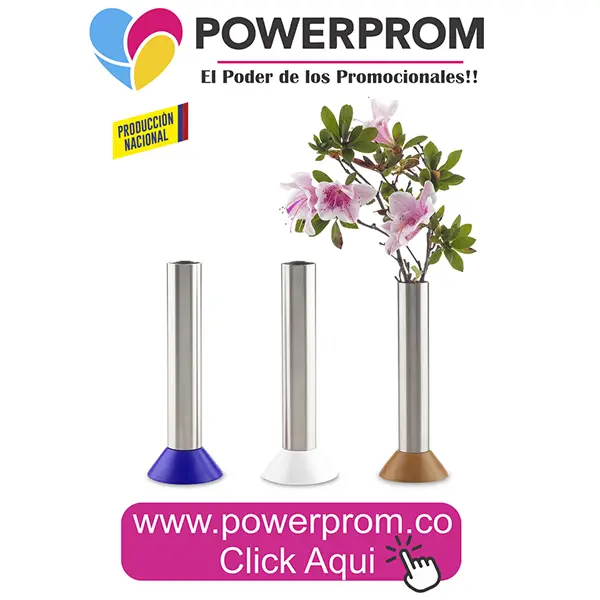 Florero inoxidable promocional personalizado en Bogotá y Medellín