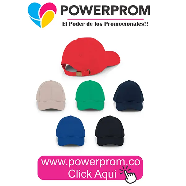 Gorra Neville personalizada con logo para empresas en Bogotá, Medellín, Cali y Cartagena