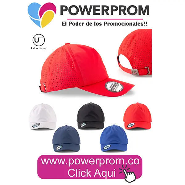 Gorra Taslon Urban Travel promocional personalizada en Bogotá y ciudades principales