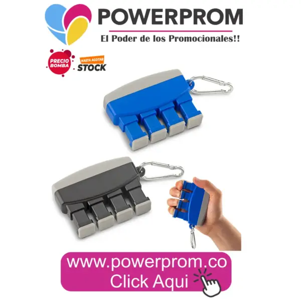 Grip para mano personalizado con logo en Bogotá y capitales.