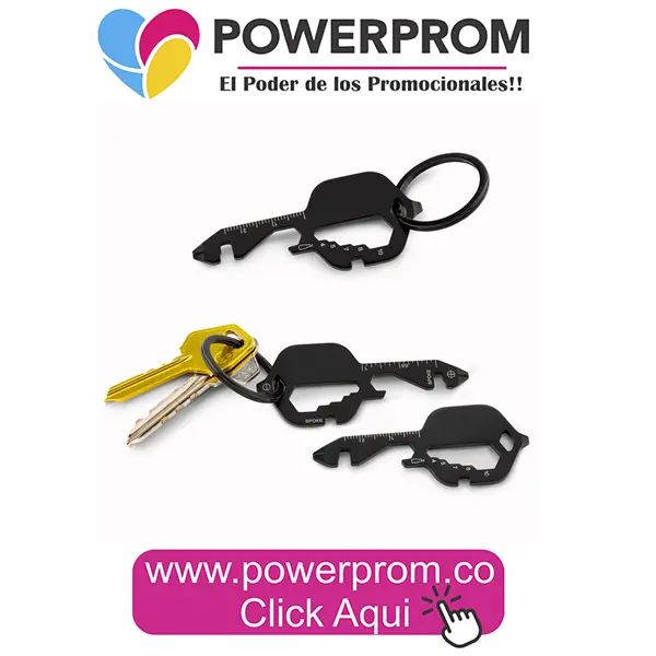 Herramientero KeyChain personalizado con logo en Bogotá, Cali y Medellín