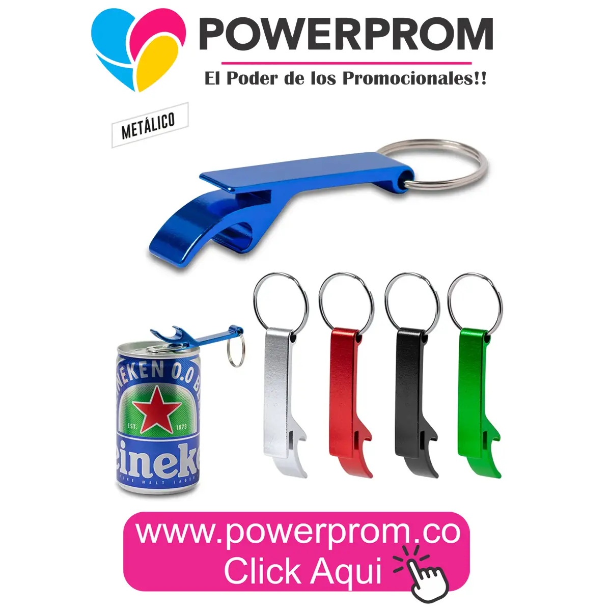 Llavero destapador personalizado en Kennedy, Suba, Engativá, Medellín y Cartagena