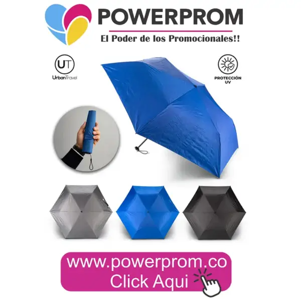 Paraguas Super Light 21 Urban Travel personalizado en Bogotá y Colombia