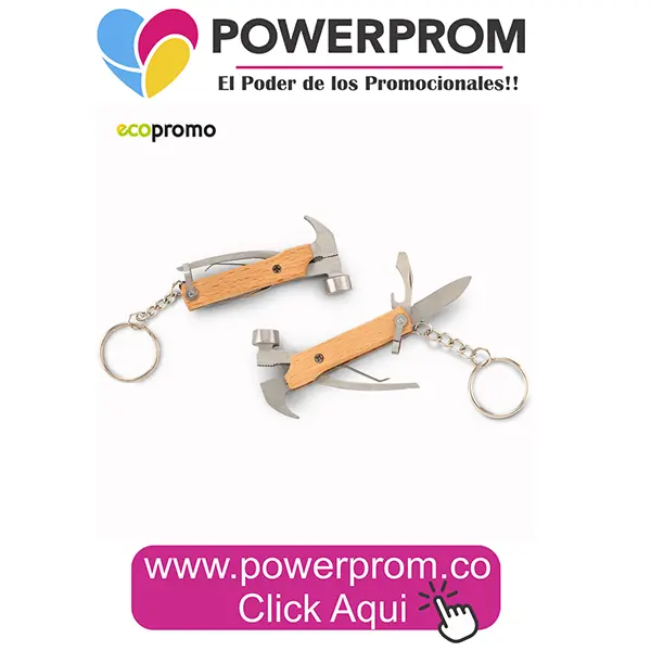 Martillo con Navaja Eco promocional personalizado para empresas en Bogotá y ciudades principales