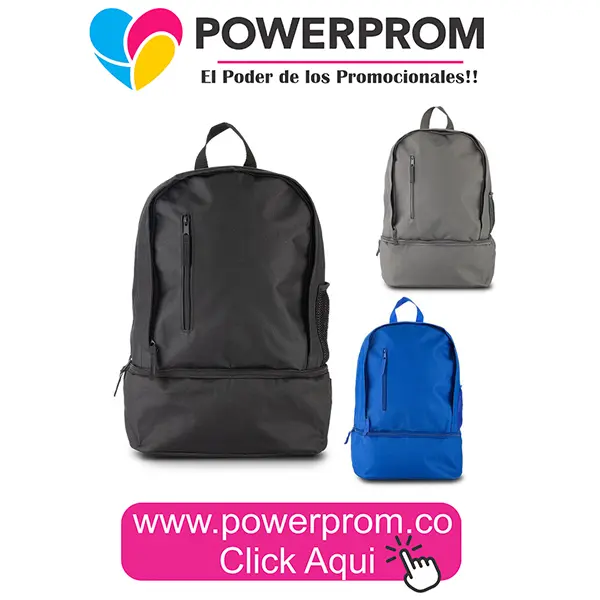 Morral Backpack Alpha promocional en Bogotá, Medellín, Cali y Barranquilla