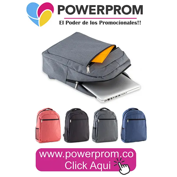 Morral Backpack Denim promocional en Bogotá, Medellín, Cali y Cartagena