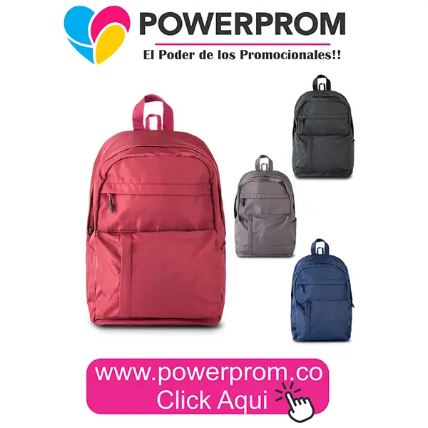 Morral Backpack Doom promocional personalizado – Campañas publicitarias en Colombia