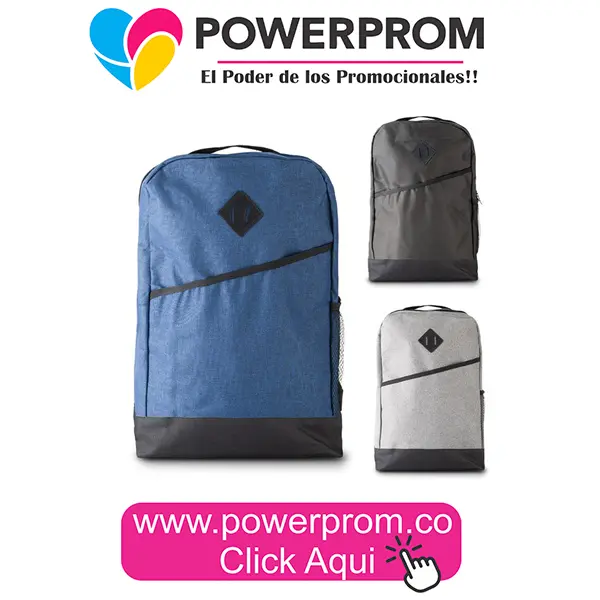 Morral Backpack River promocional en Bogotá, Medellín, Cali y Bucaramanga