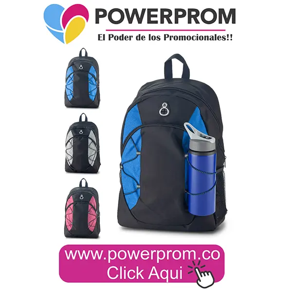 Morral Backpack Trevor promocional en Bogotá, Cali, Medellín y Bucaramanga