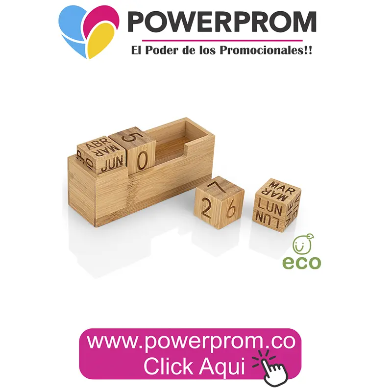 of0569 calendario perpetuo bambú week