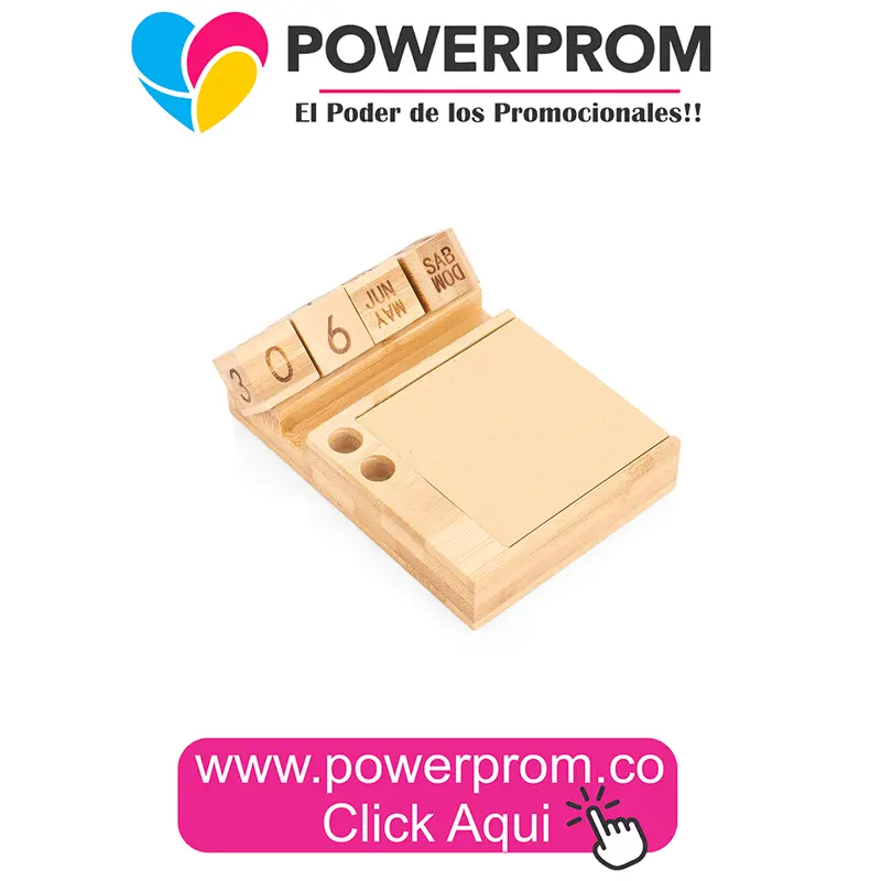 of0621 memo calendario bambú