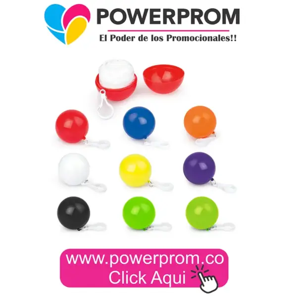 Impermeable Ball promocional en Bogotá, Medellín, Cali y Cartagena