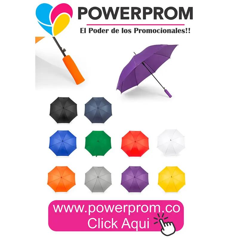 Paraguas 23 Corny II personalizado en Bogotá, Medellín y Cali