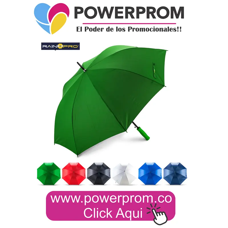 Paraguas Brook 27 personalizado en Bogotá, Cali y Medellín