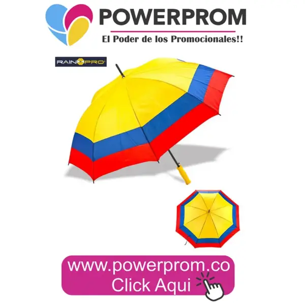paraguas golf promocional modelo Colombia