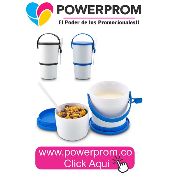 Portacomidas Celebrity promocional personalizado en Bogotá, Medellín y Cali