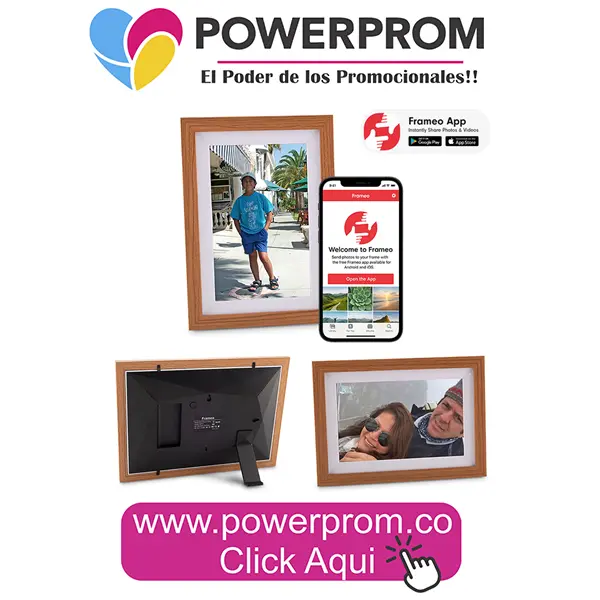 Portarretrato Digital Frame promocional personalizado – Regalo innovador en Colombia