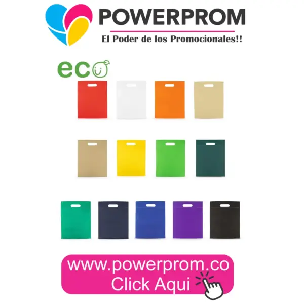Quick Bag Cambrel personalizada para publicidad y campañas en Bogotá y ciudades principales.